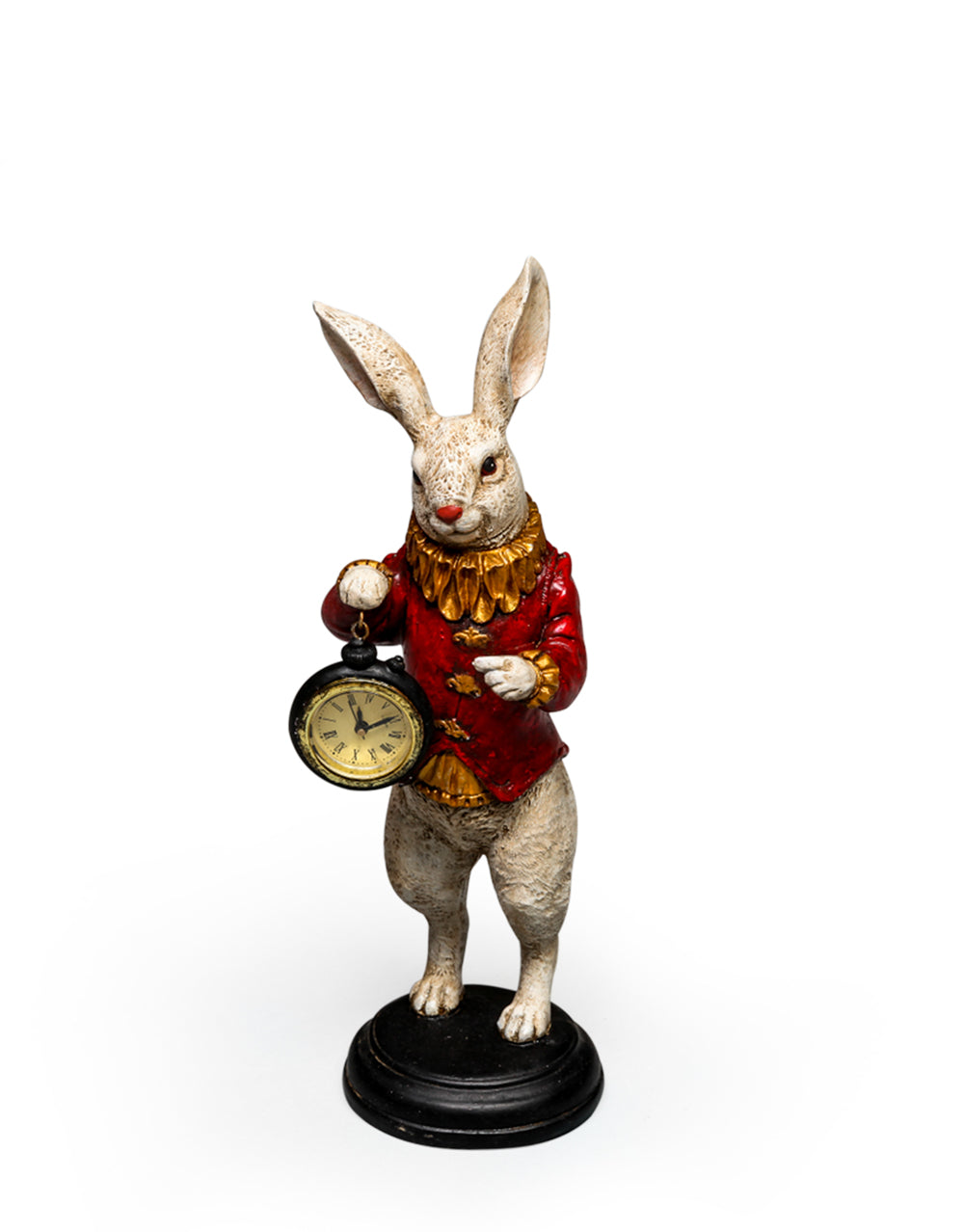 The White Rabbit Standing Clock Figure - Red