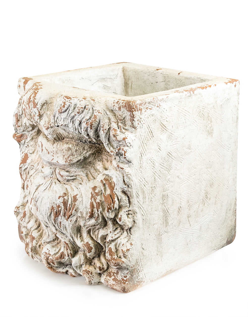 Large Rustic Stone Effect Classical Mouth Planter